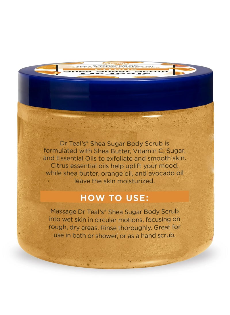 Dr Teal's Shea Sugar Body Scrub Citrus 538g  - Image 3