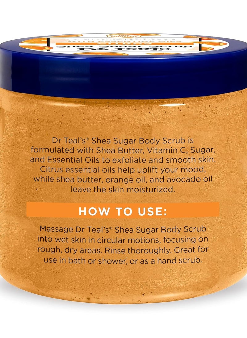 دكتور تيل مقشر الجسم بالسكر، الحمضيات مع الزيوت العطرية وفيتامين سي، 19 أونصة - Image 3