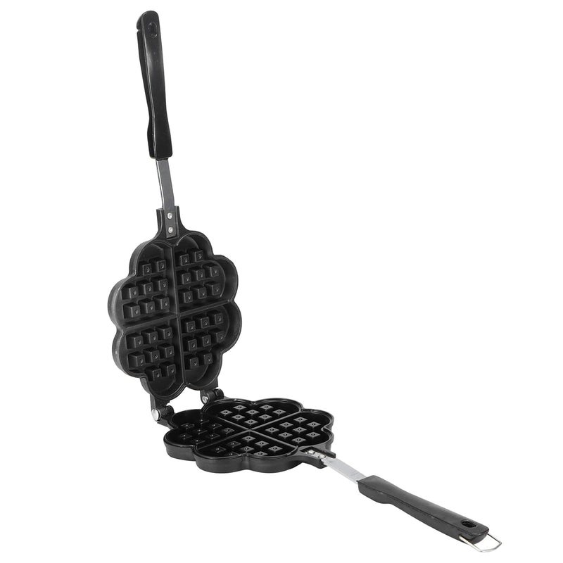 VANVASS Heart Shaped NonStick Waffle Maker DoubleSide Waffle Baking Pan Aluminum Alloy Standard Size NonStick Coating - Image 3