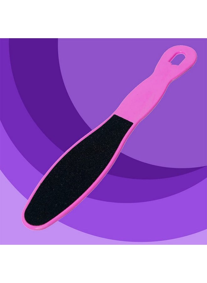Brushman 2 In1 Foot Scrubber Filer For Dead Skin Remover Double Sided Foot Scraper, Dead Skin Pedicure Tool For Men And Women (Pink) (Pack Of 1)  - Image 5