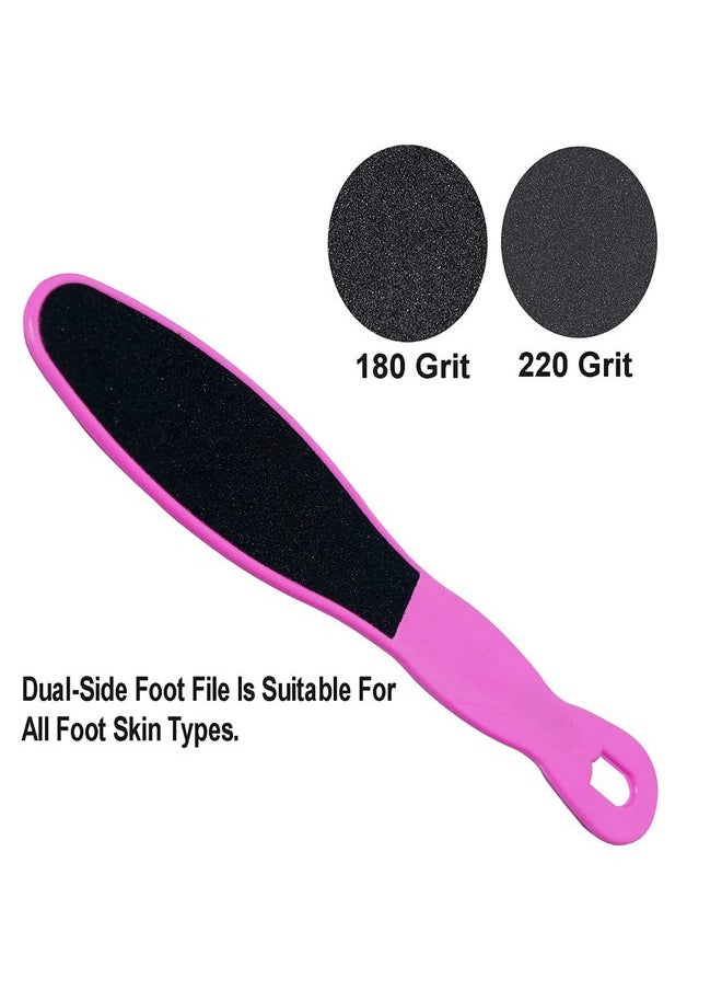 Brushman 2 In1 Foot Scrubber Filer For Dead Skin Remover Double Sided Foot Scraper, Dead Skin Pedicure Tool For Men And Women (Pink) (Pack Of 1)  - Image 2
