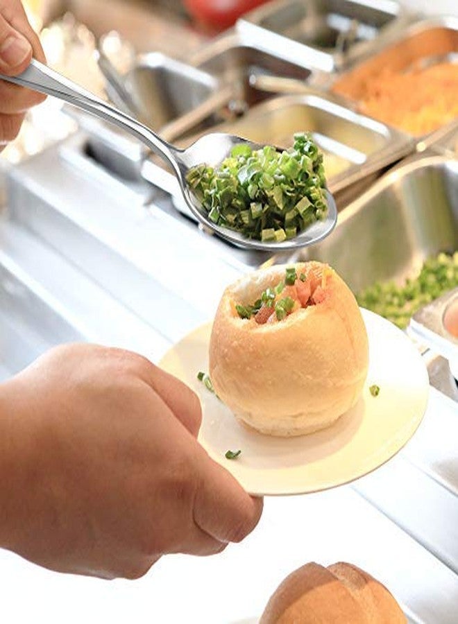 Ggbin 6 Pieces Stainless Steel Dinner Buffet Serving Spoons, 9.75 Inches - Image 5