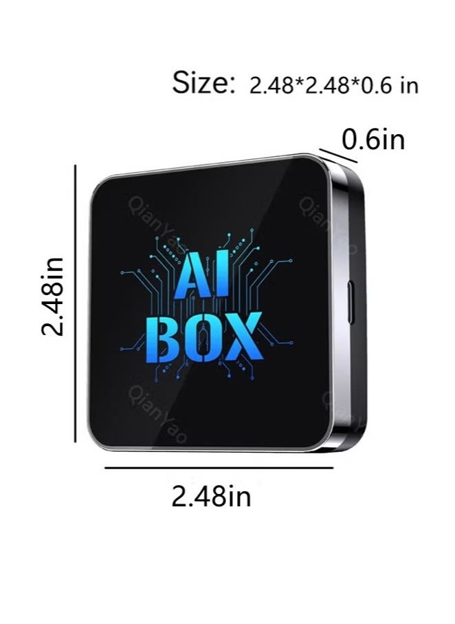 AI Box CarPlay 2 in 1, Wireless CarPlay Adapter, Wired CarPlay to Wireless Dongle, Wireless AI Box Plug & Play
