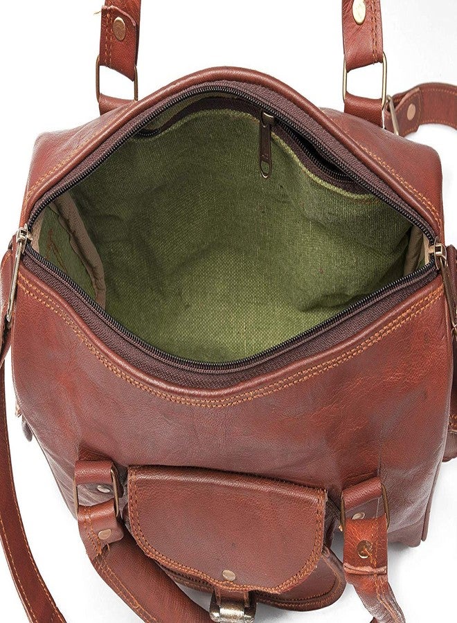 RSN Genuine Leather Stylish Women's/Girls Handbag (Vintage Brown) - Image 4