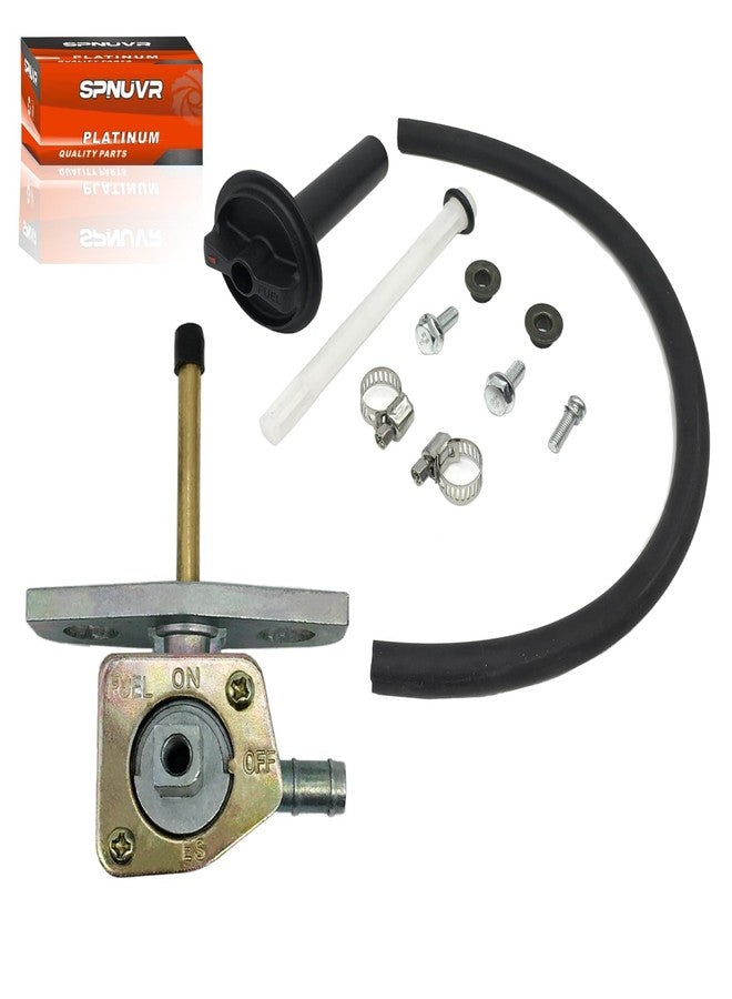 SPNUVR Fuel Petcock ON OFF Valve With Lever Screw Fit for Honda Recon 250 TRX250 Rancher TRX350 Honda Rancher TRX420 Foreman TRX450 Foreman Rubicon TRX500FA Fuel Tank Switch Valve Part 16950-HN7-003 - Image 1