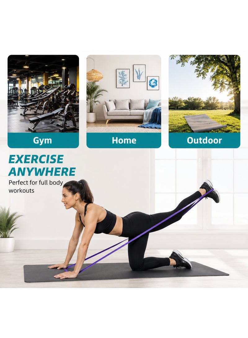 Bernessi Resistance Bands Set of 4, Pull Up Assistance Bands for Workout, Muscle Training, Stretching & Physical Therapy, Exercise Bands for Men & Women - Image 5