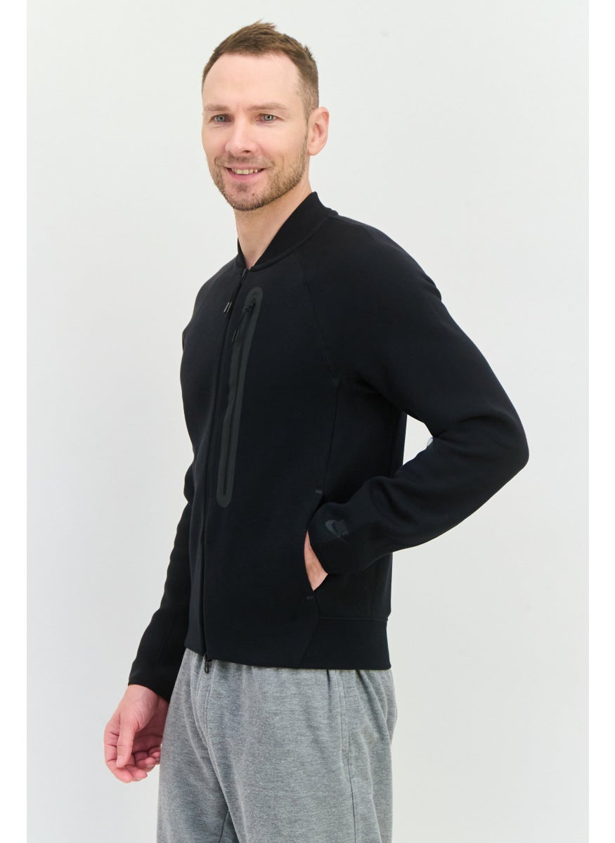 Nike Men Sportswear Fit Long Sleeve Outdoor Sweatshirt, Black  - Image 4