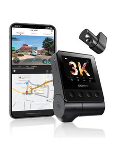Dash Cam Front and Rear Built in WiFi GPS, Car Camera Front 3K/1944P and Rear 1080P, Dual Dash Camera for Cars with Sony IMX 335 Sensor, 2.4" Display, Night Vision,Parking Monitor, Z40 Dual GPS
