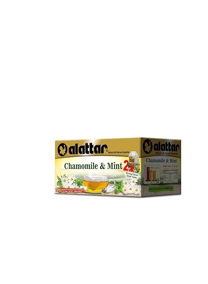 alattar Alattar Chamomile & Mint 20 Tea Bags 