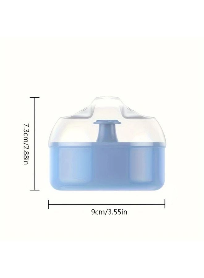 حالة بودرة فضفاضة قابلة لإعادة التعبئة محمولة خضراء مع وسادة إسفنجية ناعمة ملحقات السفر - Image 5