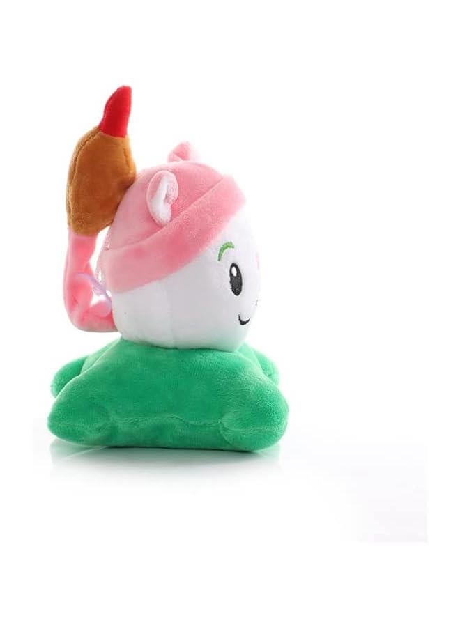 PVZ Cattail Plush Figure Set - Zombie Plant Stuffed Toy with 50pcs Stickers  - Image 2