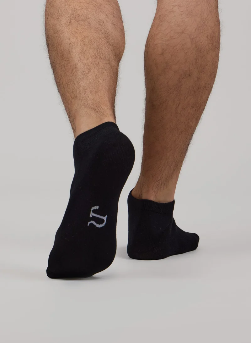 Just Nature Black 3-Pack Ankle Length Socks for Men | Best Price UAE