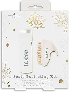 So Eco Scalp Perfecting Kit Hair Care Kit White Silicone Comb Womens Dry Hair Care - Image 1