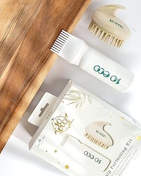 So Eco Scalp Perfecting Kit Hair Care Kit White Silicone Comb Womens Dry Hair Care - Image 4