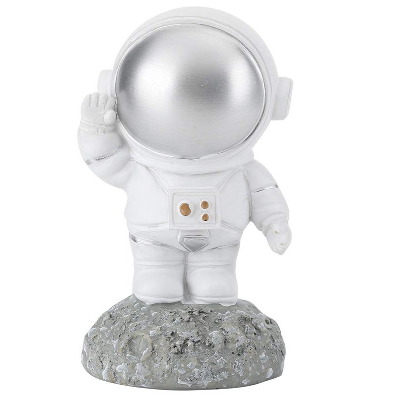 Mini Astronaut Sculpture Resin Space Figure Ornament For Tabletop Living Room Office Decor - Image 2