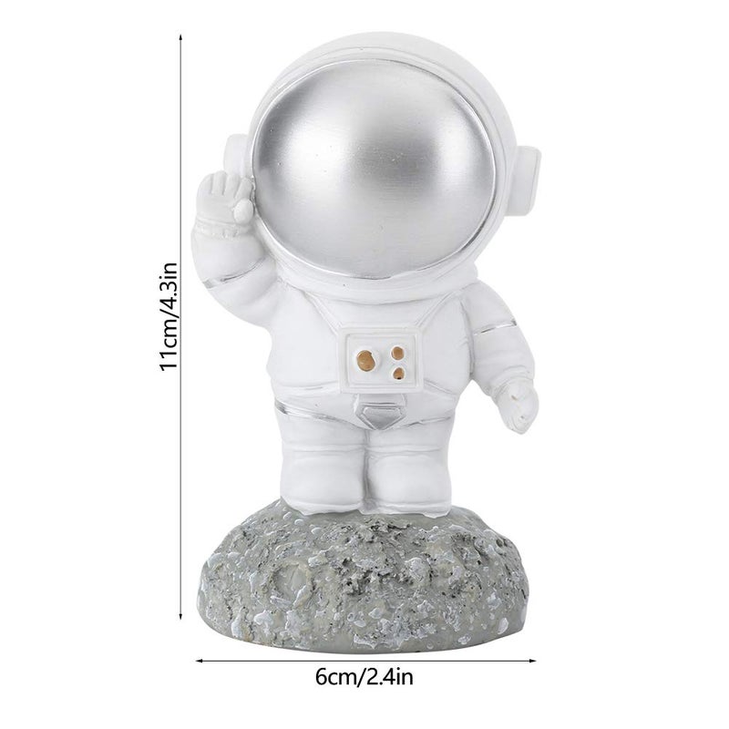 Mini Astronaut Sculpture Resin Space Figure Ornament For Tabletop Living Room Office Decor - Image 5