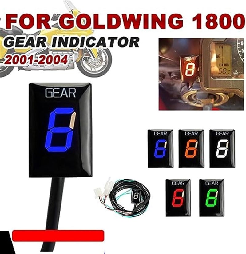 Vuzmode Motorcycle Gear Indicator for GL 1800 Gold Wing - Image 2