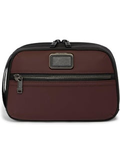 Tumi TUMI - Alpha Bravo Response Travel Kit - Hanging Toiletry Kit - Travel Bag - TUMI Tracer - 6.3" X 9.5" X 3.5" - Oxblood 