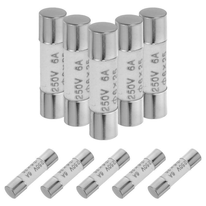 Hemobllo 10pcs Ceramic Fuse for Digital Multimeter Multimeter Fuse Replacement Pack Fast Blow Circuit Protection Suitable for Professionals and DIY Enthusiasts - Image 1