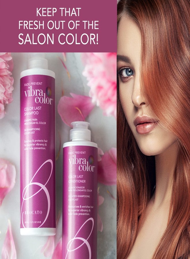 Brocato Vibracolor Color Last Shampoo, 32 Oz. | Fade Preventing, Enriches & Protects Hair For Superior Vibrancy, Health, & Color Fade Prevention | Protects Hair Color, Adds Moisture & Hydration - Image 5
