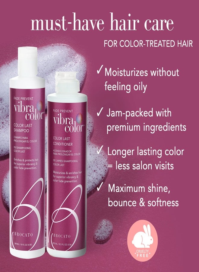 Brocato Vibracolor Color Last Shampoo, 32 Oz. | Fade Preventing, Enriches & Protects Hair For Superior Vibrancy, Health, & Color Fade Prevention | Protects Hair Color, Adds Moisture & Hydration - Image 3