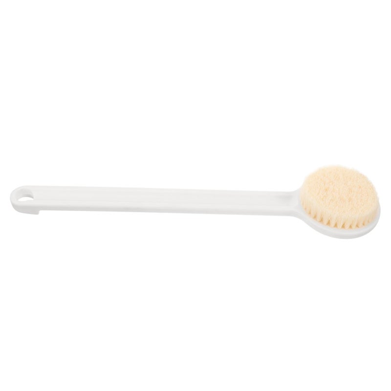 Soft Bath Brush with Handle Body Back Scrubber Gentle Exfoliation Skin Friendly Soft Bristles - Image 2