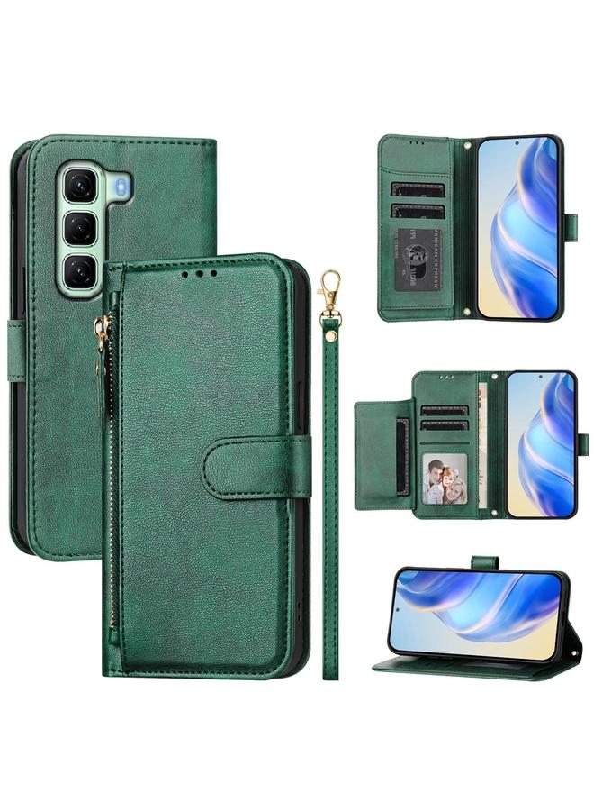 S-TOP Case For Infinix Hot 50 5G Multi-Card Slots Zipper Wallet Leather Phone Case - Image 1