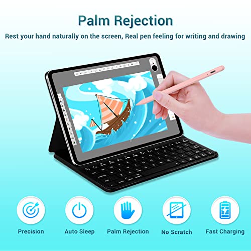 Yottn Stylus Pen for Apple iPad Pencil - Ipad Stylus Pen for iPad A16 10th 9th 8th 7th 6th Generation Palm Rejection for 2018-2025 iPad Air M2 M3 5th 4th 3rd mini A17 6th 5th Gen iPad Pro M4 11-12.9 Inch - Image 3