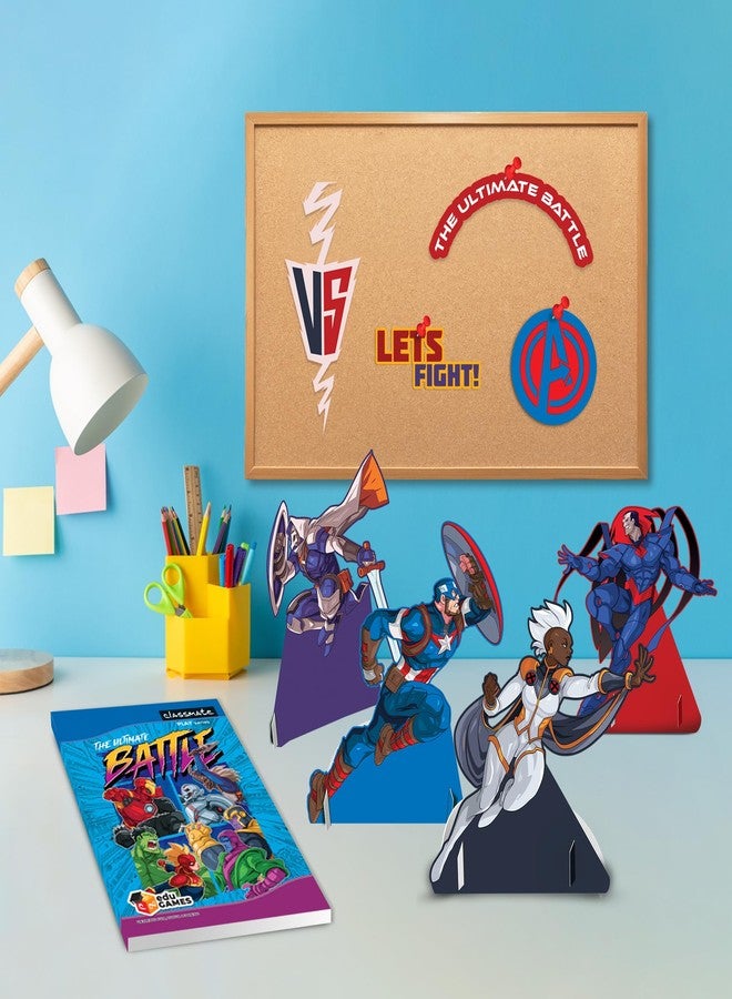 كلاسميت سلسلة Classmate Play | دفتر ملاحظات Avengers 3 في 1 بغلاف قلاب | بدون سطور، 160 صفحة، 240 مم × 180 مم، عبوة من 4 دفاتر، دفتر ملاحظات Marvel، دفتر ملاحظات Avengers، مجموعة دفاتر ملاحظات - Image 2