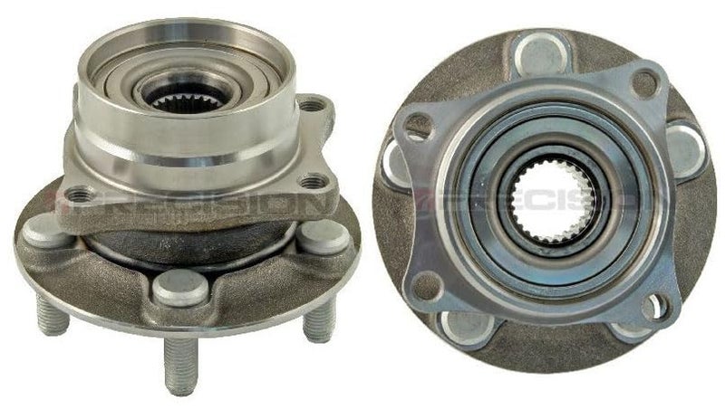 TRQ Front Wheel Hub Bearings Assembly Set Compatible with 2004-2009 Toyota Prius - Image 2