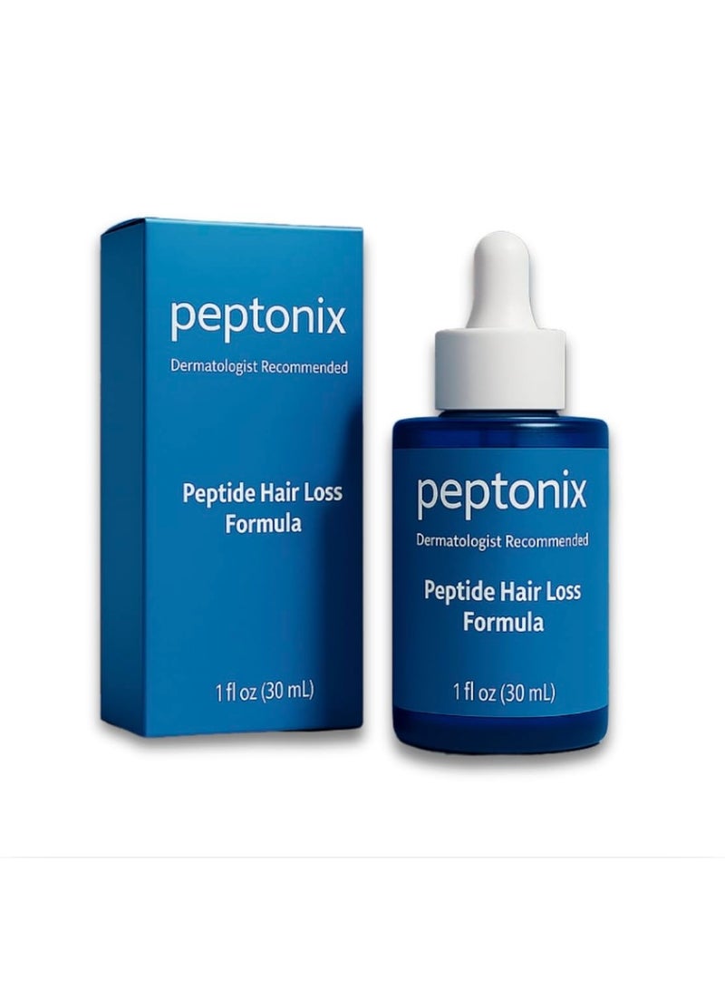 peptonix سيروم الشعر بيبتونيكس لنمو الشعر، سيروم بيبتيد النحاس بيبتونيكس، سيروم شعر للرجال، زيت شعر للشعر الجاف التالف، يقلل من تساقط الشعر، يعزز إعادة نمو الشعر، احصل على شعر أقوى - Image 1