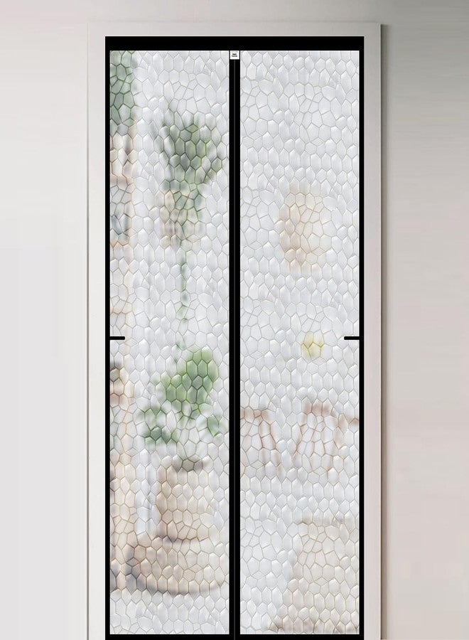 CHIYUNS Magnetic Thermal Insulated Door Curtain 30 x 79 inch, Transparent Door Cover, Keep Warm in Winter Cool in Summer, Self Sealing, Pet and Kid Friendly - Image 1
