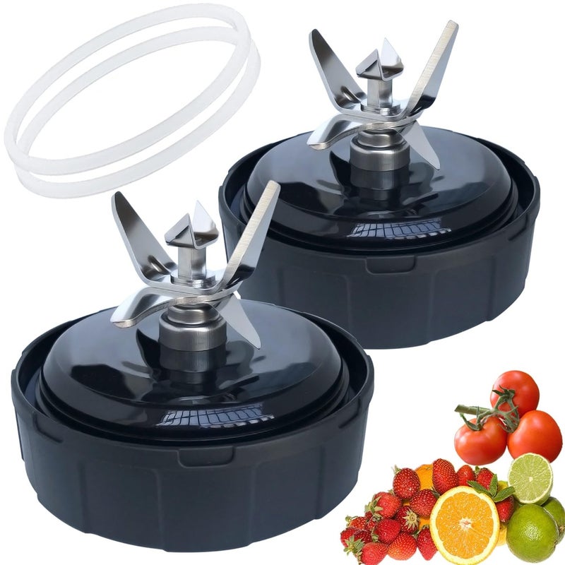 New Model Replacement blender Blade for Ninja Only Compatible with Nutri Ninja Foodi Power Blender SS300 SS351 SS351C SS351TGT CO351B SS100 SS101 SS101C SS101TGTSS401SS400Co401B2pack