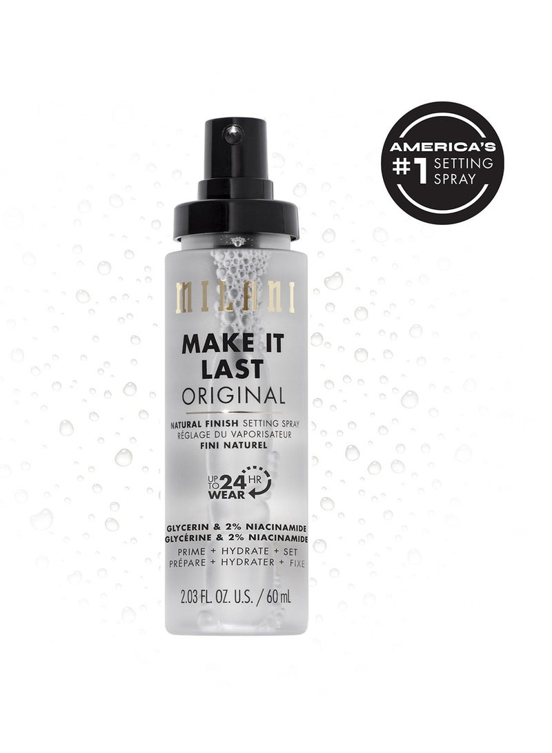 MILANI Make It Last Setting Spray 03 Natural & Conceal + Perfect 2 In 1 03 Light Beige & Milani Cheek Kiss Cream Bronzer-120 Spilling Tea Bundle - Image 2