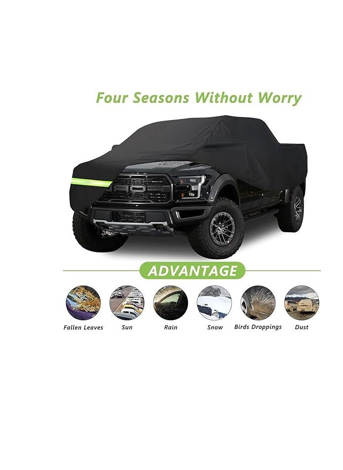 Cool Baby - COOLBABY Waterproof Full Car Covers All Weather Car Covers for Ford F150 F250 F350 Raptor Universal Fit 620 * 210 * 195CM - Image 1