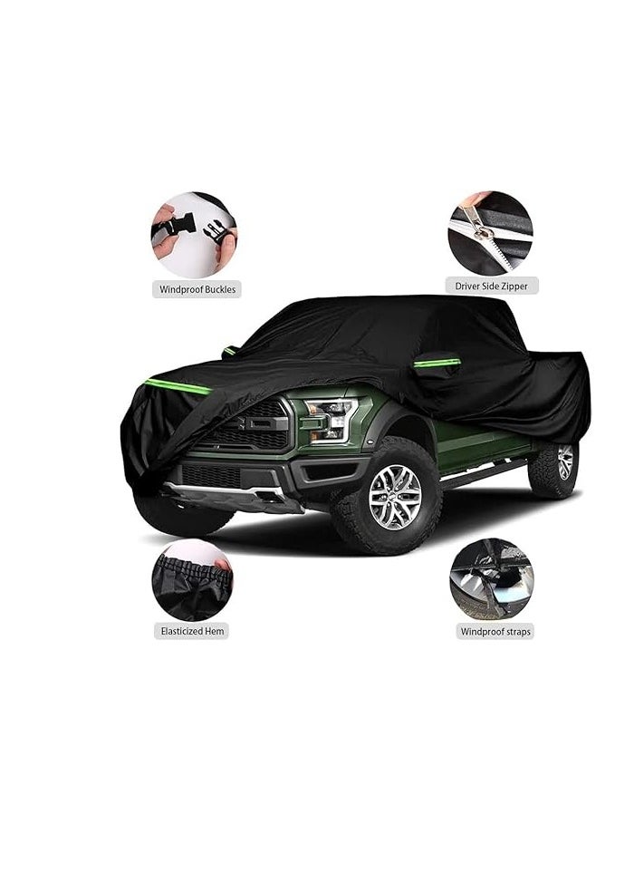 Cool Baby - COOLBABY Waterproof Full Car Covers All Weather Car Covers for Ford F150 F250 F350 Raptor Universal Fit 620 * 210 * 195CM - Image 1