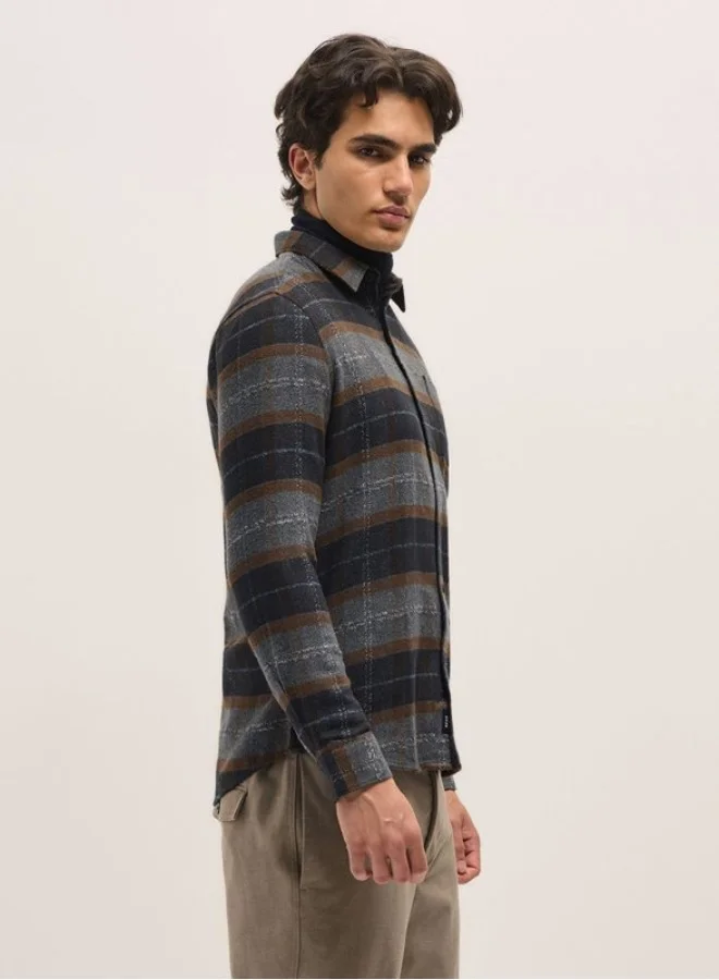 THE BEAR HOUSE Men's Shirt for Casual and Formal Wear | Classic Button-Down Style for Office, Daily Use, Travel, Events & All-Season Outfits | Versatile & Stylish Wardrobe Essential for Every Occasion