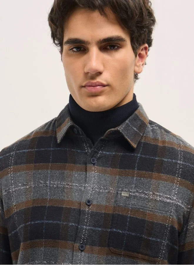 THE BEAR HOUSE Men's Shirt for Casual and Formal Wear | Classic Button-Down Style for Office, Daily Use, Travel, Events & All-Season Outfits | Versatile & Stylish Wardrobe Essential for Every Occasion
