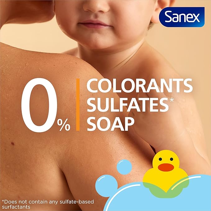 Sanex Body Wash Expert Skin Health Hypoallergenic Shower Gel Dermatologist Tested Gentle For Very Sensitive Skin Multipack 6 Pack 450ml Bottles - Image 3