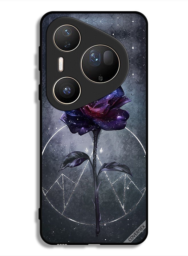 Covernex Huawei Pura 80 Ultra Protective Case Cover Dark Flower Wallpaper - Image 1