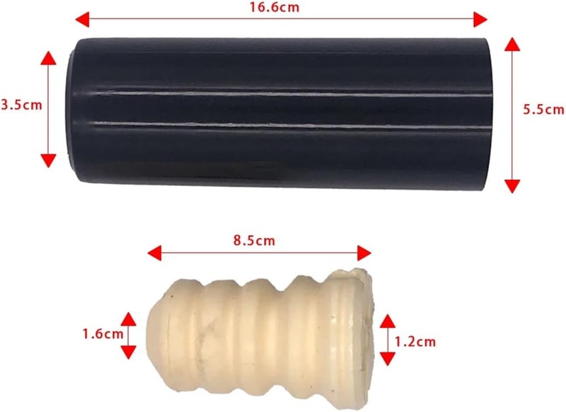 Wivplex Car Rear Shock Absorber Buffer Rubber Boot Set - Image 2