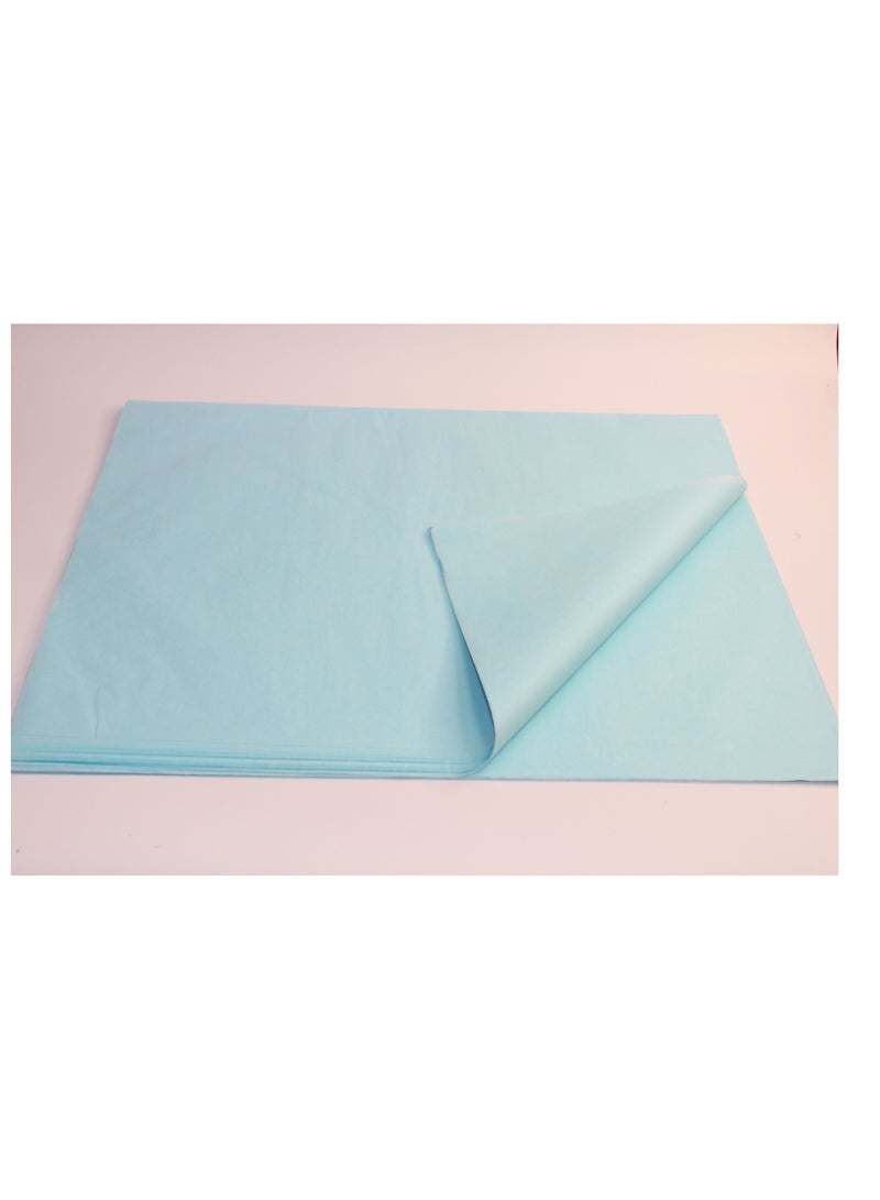 عبوتين من ورق تغليف المناديل باللون الأزرق الفاتح