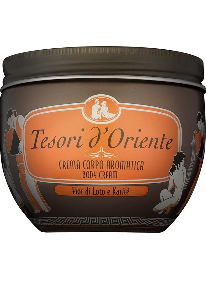 Body Cream for Women, Moisturizing Cream, Women Body Cream, Essential Ingredients for Body & Skin Care, with Lotus Flower & Shea Butter Fragrance-10.1 fl oz [Made in Italy]… (Lotus Fl