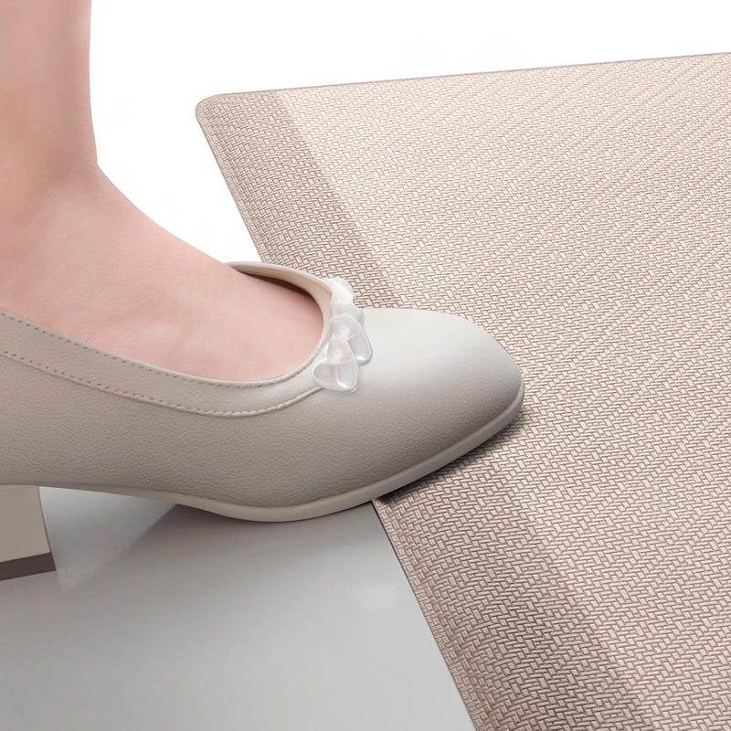 Mattitude Kitchen Mat Cushioned Anti-Fatigue Floor Mat Water Resistant Non-Slip Mats and Rugs Standing and Comfort Desk Mats for House Sink Office Laundry (Beige, 17.3"x28") - Image 4