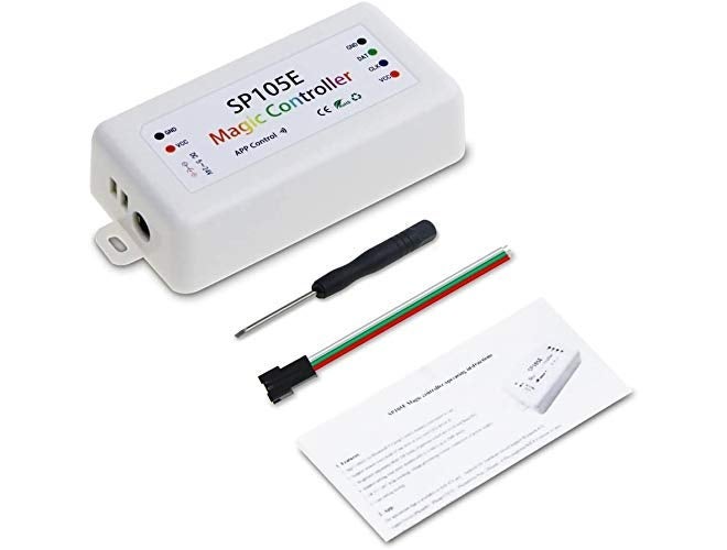 protium SP105E Bluetooth Controller iOS/Android P for WS2811 WS2812B WS2815 WS2813 WS2801 SK6812 WS2815 SK9822 A102 etc LED Strip Pixel Module Panel Light - Image 2