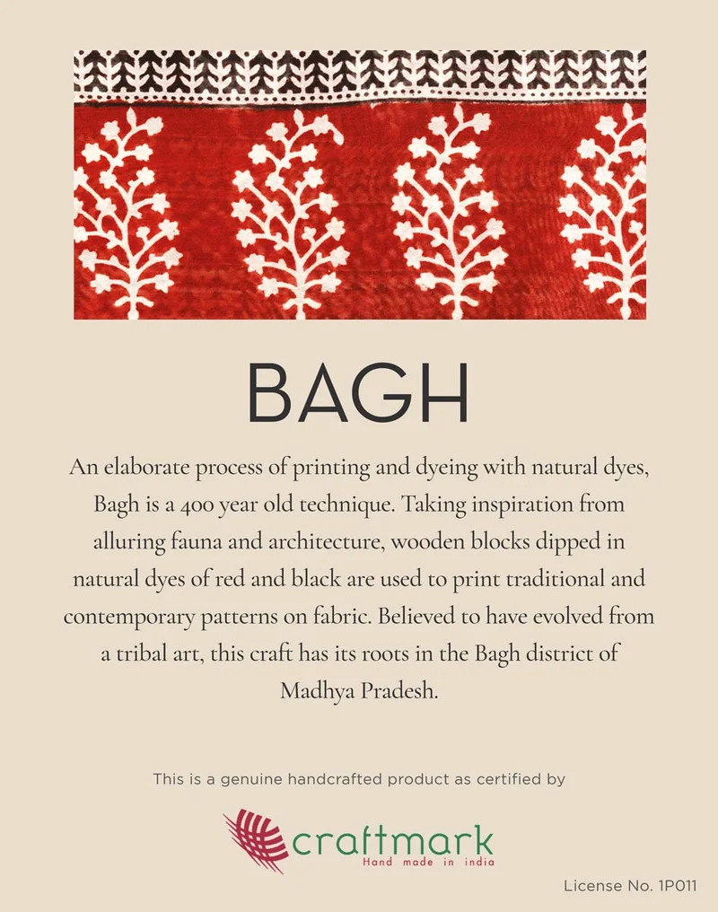 Fabindia  Indigo Cotton Bagh Printed Shirt for Men | Best Price UAE