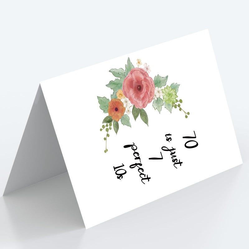 Mcduldul Funny 70th Birthday Card Gifts for Women | Happy 70th Birthday Decorations for Her Wife Mom Aunt Sister Friend Grandma | Best Gifts for 70 Year Old Woman - Image 3