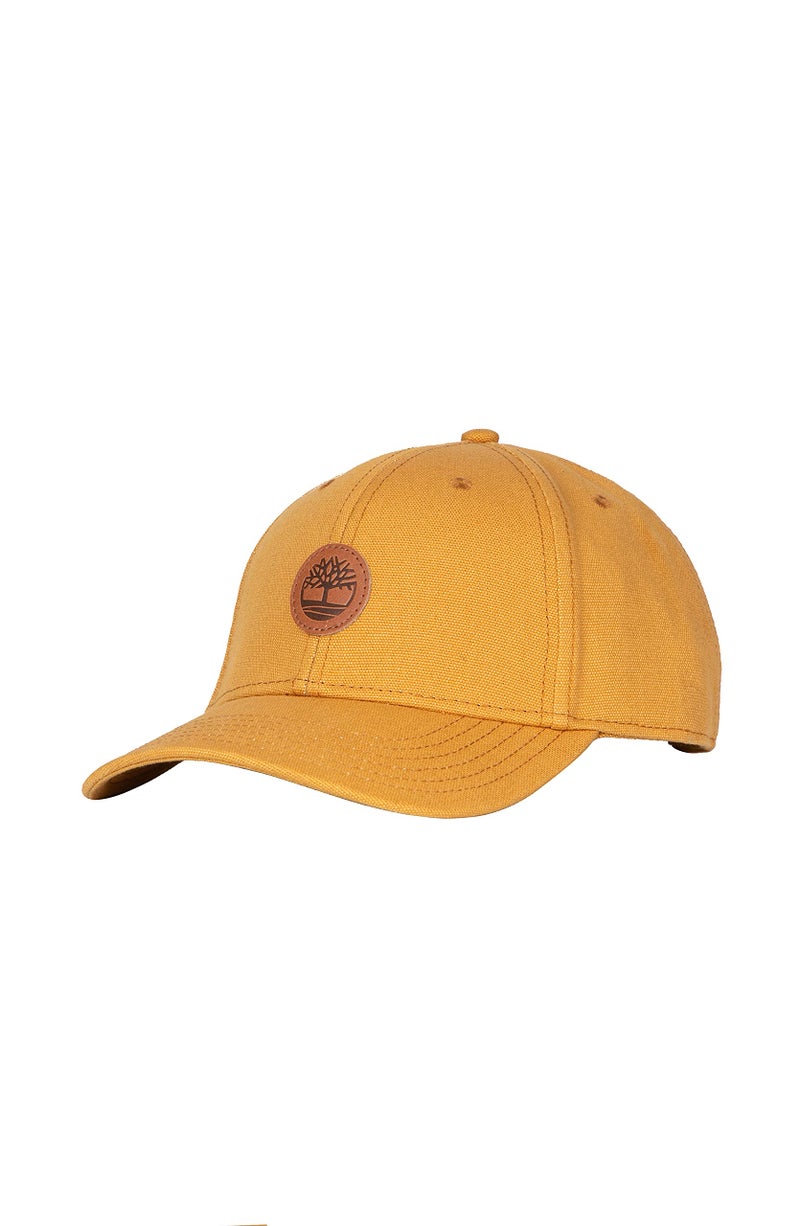 Timberland Men's Baseball Cap with Leather Strap, Peanut, One Size - Image 1
