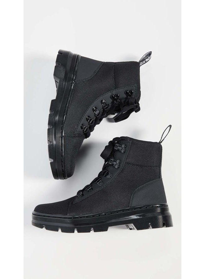 Dr. Martens Women's Combs W Combat Boot, Black/Black, 7 - Image 5