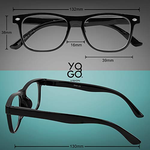 Yogo Vision Blue Light Glasses for Kids Anti Eyestrain UV protection, Computer Gaming TV Phone Kids Blue light Glasses For Boys Girls 3 Pack - Image 5